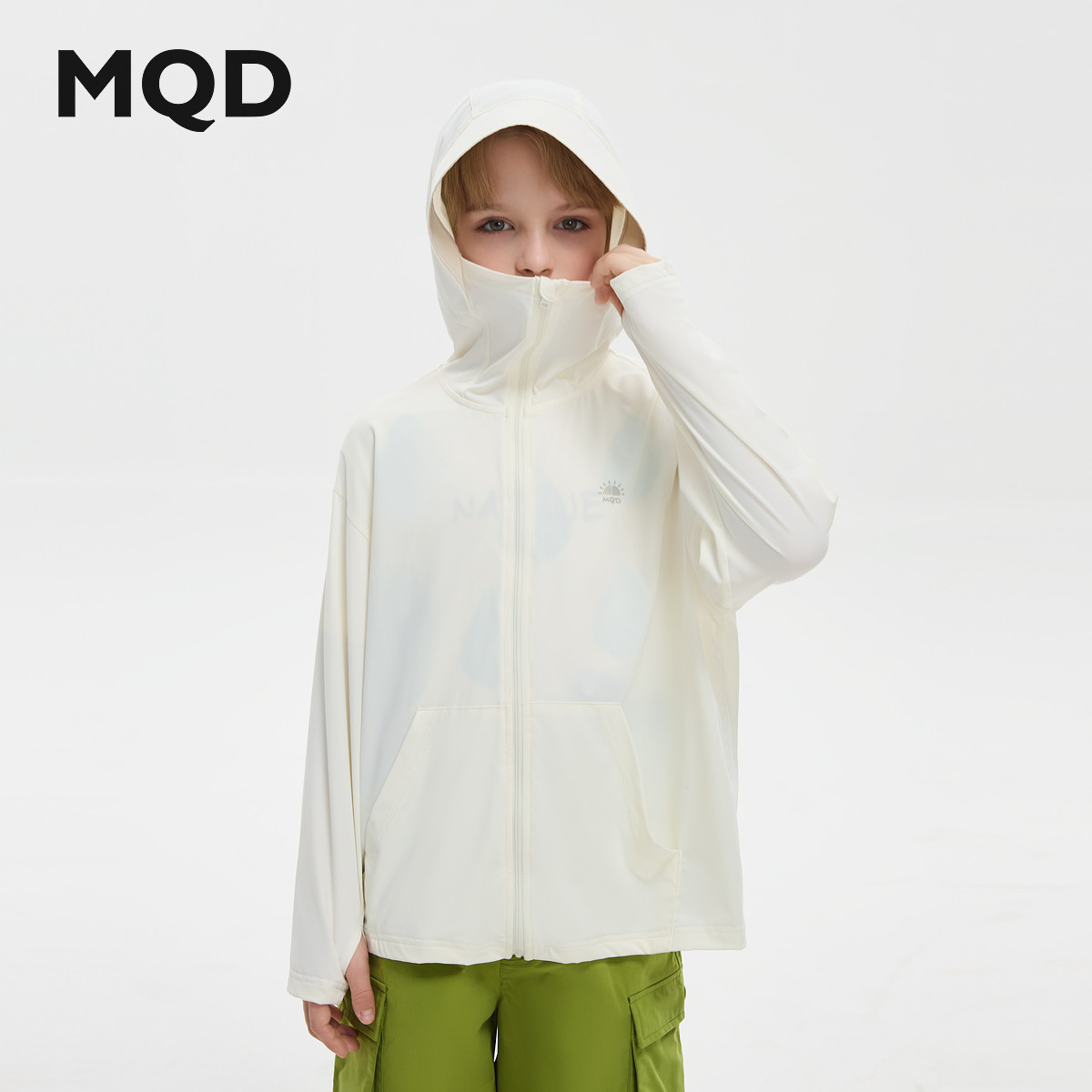 MQD款潮装男连帽防晒衣百搭防晒