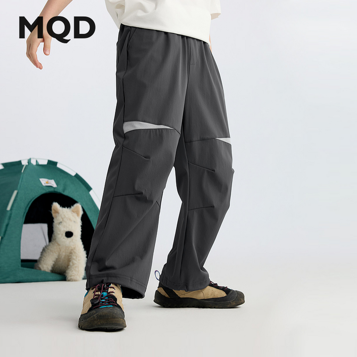 男童夏季学院风中大童裤子运动休闲跑步卫裤长裤针织裤