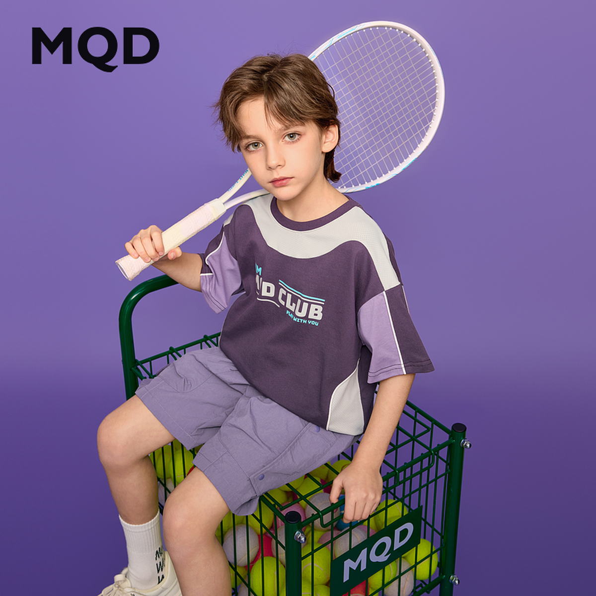 男大童夏季新品运动风撞色拼接休闲跑步羽毛球篮球上衣短袖T恤