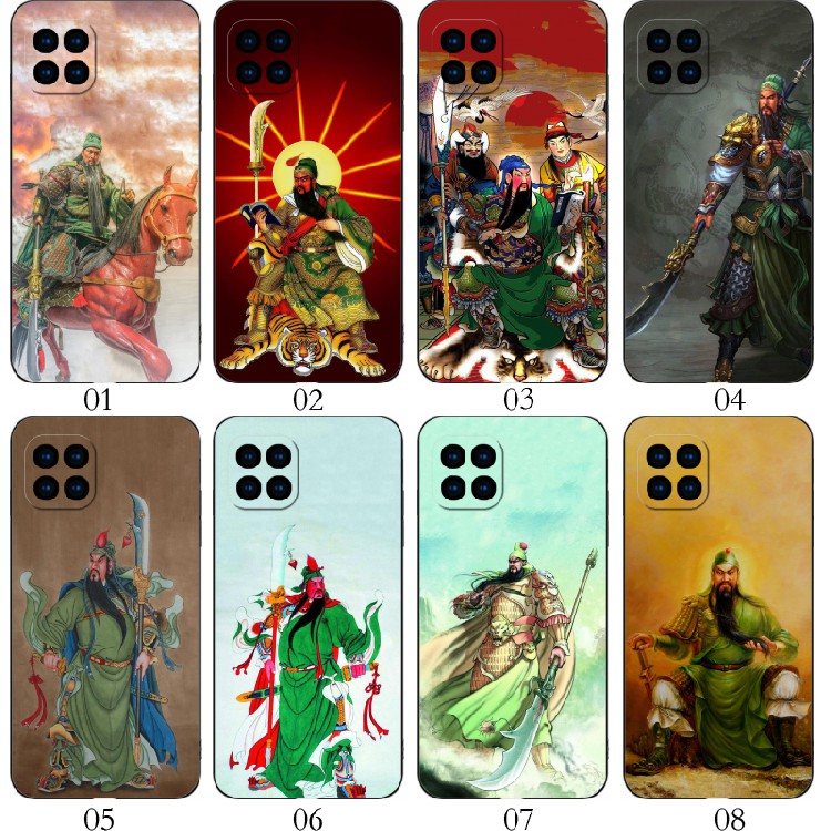 关羽武圣关公 适用 一加10/小米11/荣耀Play5T/X30i/畅玩20/30/畅享50Z/麦芒A20/Ace/13/14/realme/SE手机壳