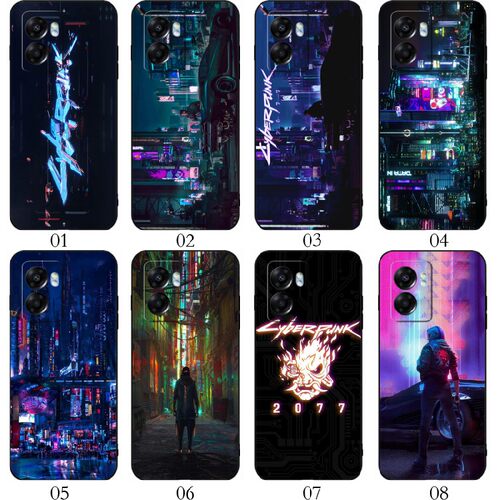 赛博朋克2077 适用OPPO Reno 11/A58x/8/7 SE/A57/K10/A2/A1/9 Pro+/A36/vivo S15e/S17e/Y77t/Y77e/Y手机壳