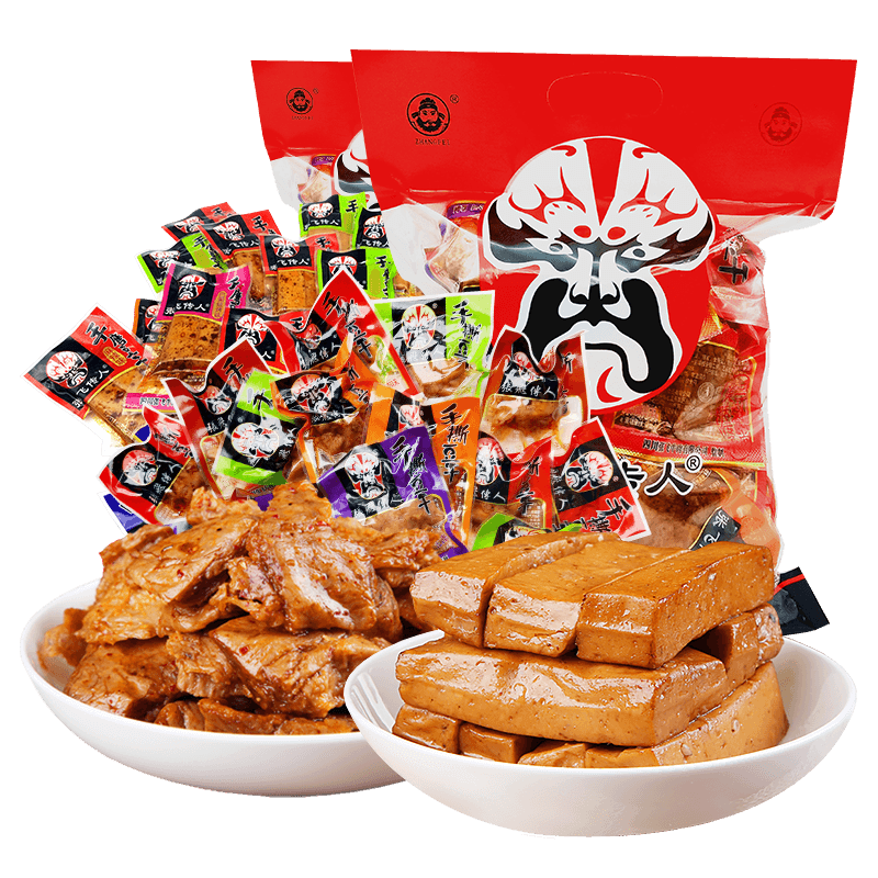 张飞传人手磨手撕豆干