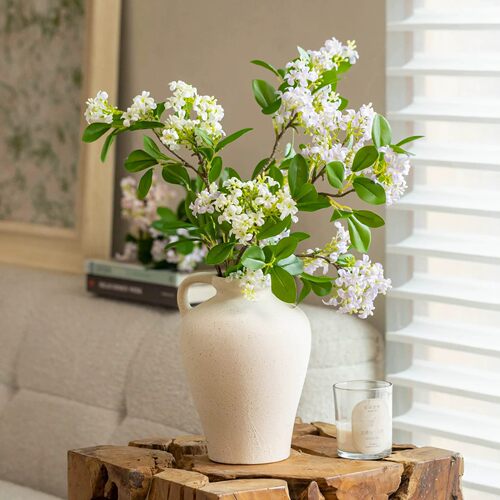 千里香仿真花客厅餐桌仿真绿植摆件塑料假花装饰花艺插花绢花摆设