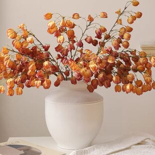 仿真花摆件灯笼果新年装饰品客厅玄关电视柜高级感布置送过年礼物