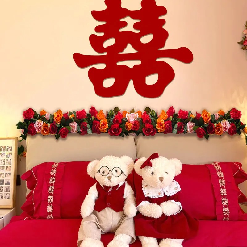 仿真藤条藤蔓缠绕挂壁植物遮挡空调管装饰墙面美化绿植花藤ins风