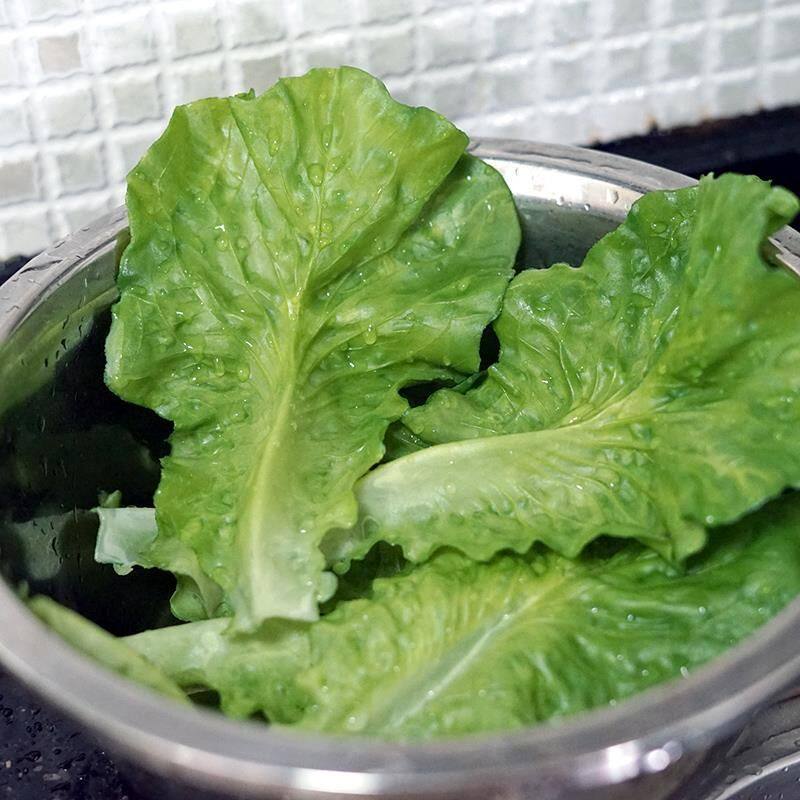 仿真假水果蔬菜PVC生菜叶子片心配饰厨房橱柜装饰摄影道具可水洗