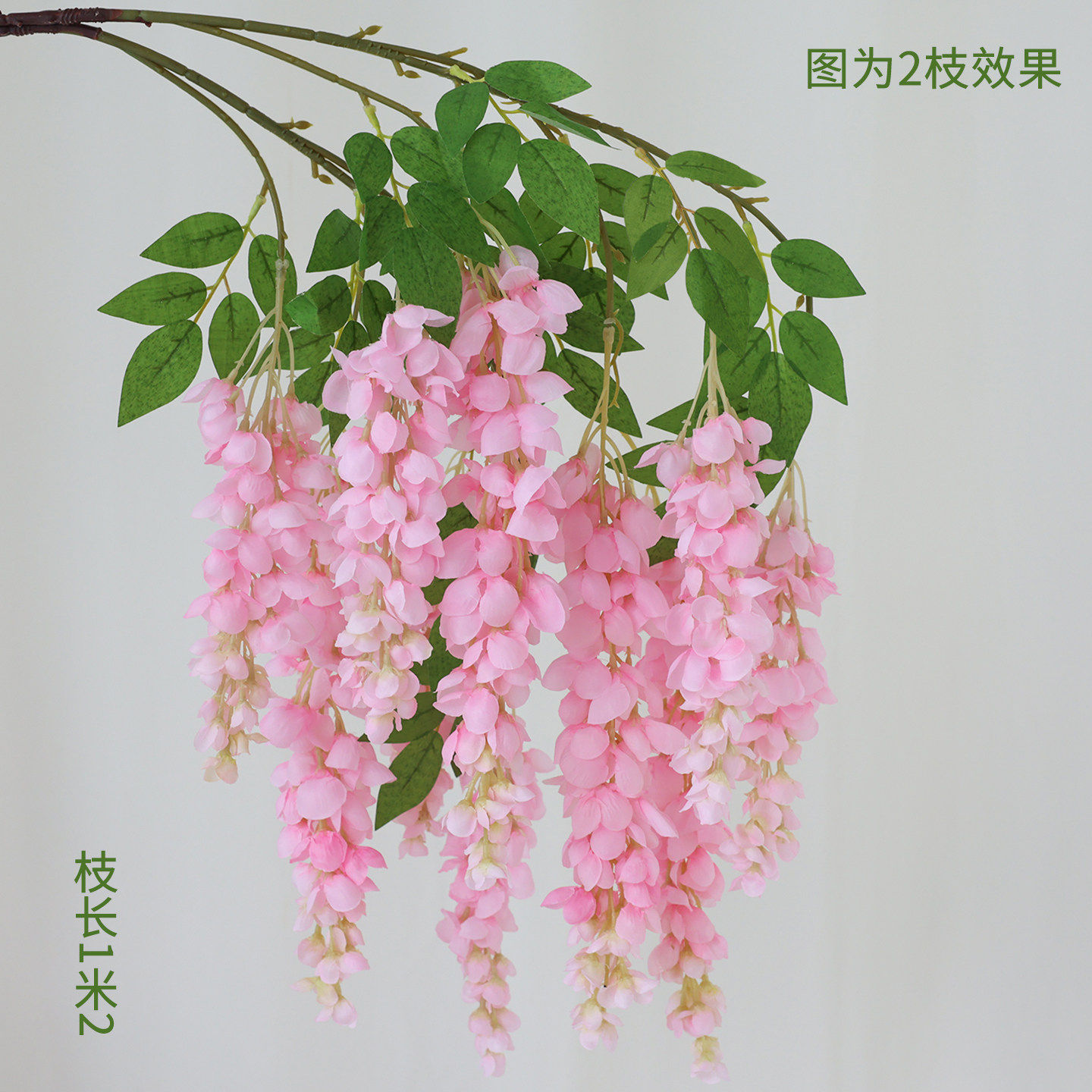 仿真紫藤花紫罗兰吊花悬挂吊顶仿真紫藤花假花婚庆装饰景区