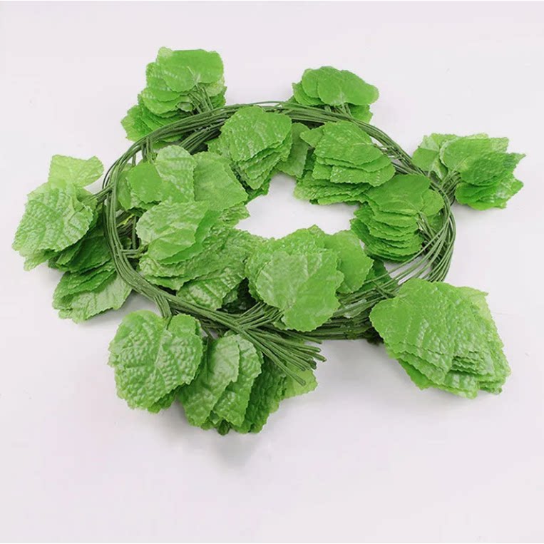 屋顶顶棚装饰用假叶子天花吊顶拉花草条创意美观健身房商场幼儿园