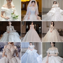 出租婚纱租赁加大码 重工高端 小个子婚礼主纱孕妇结婚新娘2025新款