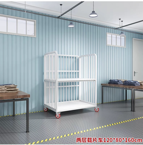 服装厂2层3层裁片车运料推布车成品堆放车物料高栏周转车