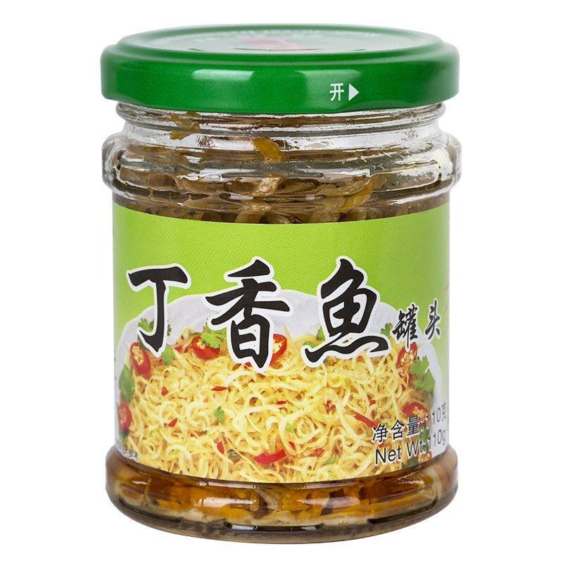 百家味丁香鱼 福建下饭银鱼罐头小鱼即食酒宴海鲜冷盘饭菜瓶装