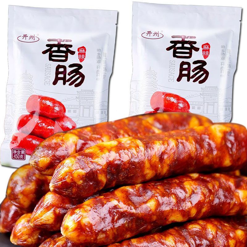 开州香肠真空腊肠非烟熏腊肠四川麻辣香肠重庆特产钱江食品450g