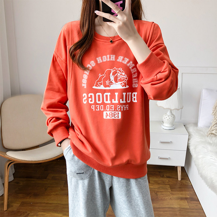 가을 긴팔 산모 간호 운동복 탑 살을 덮는 느슨한 대형 산후  엄마 슬리밍 간호 의류 겉옷