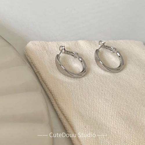 CuteDouu 不过时小圈！有耳夹！日常百搭小耳圈 “通勤亮点”