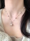 浪漫主义 一款 四戴 CuteDouu 可拆卸满天星珍珠项链法式 锁骨链女