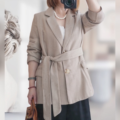 （清版不退换）秋冬款柜价769百搭长袖外套女