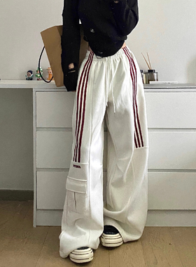 美式复古工装裤女款早秋hiphop街舞宽松休闲裤裤子女新款2025爆款