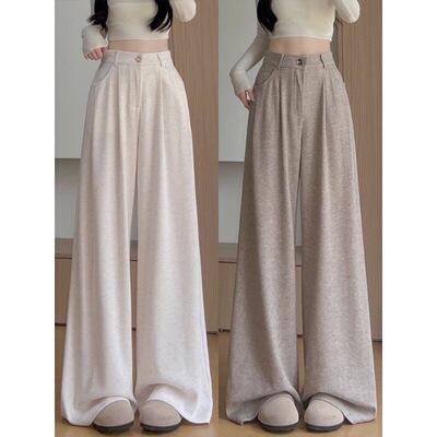 韩系糯米西装裤女秋季2025年新款