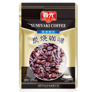 春光海南特产冲调人工炭火焙烤炭烧咖啡360g*2速溶咖啡生椰拿铁