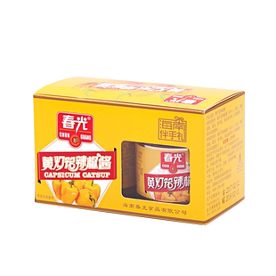 春光食品 海南特产 调味 玻璃瓶包装 黄灯笼辣椒酱100g*2 二合一