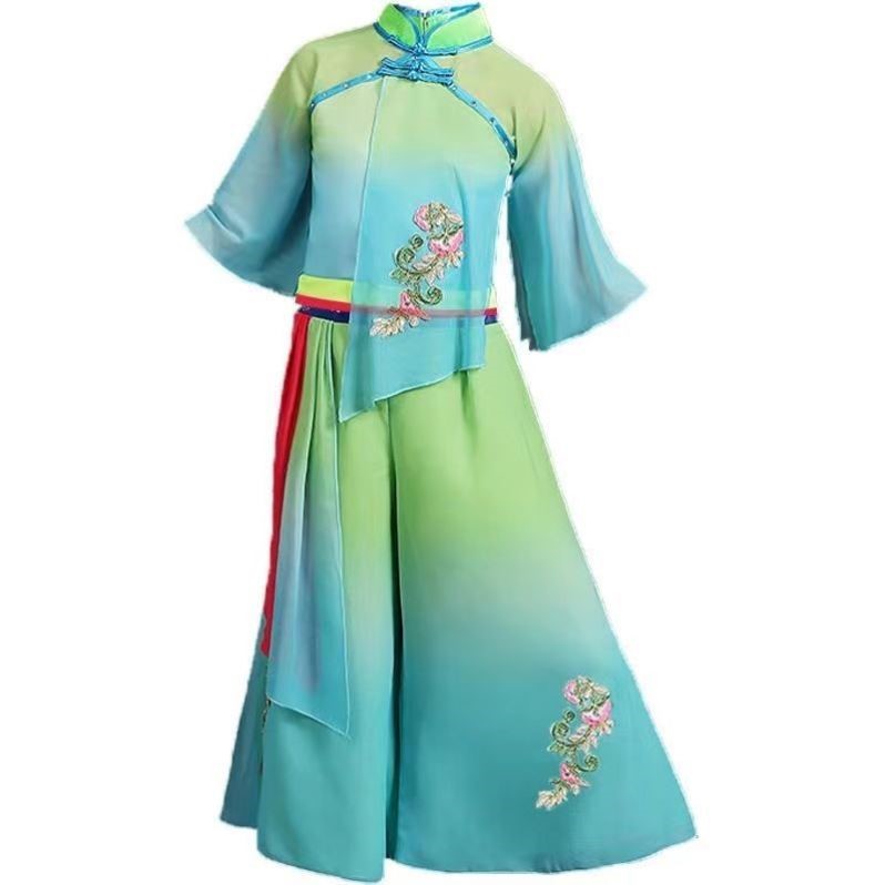 唯舞独尊渔梦渔阳演出服云川之舞同款表演服儿童渔家姑娘演出服