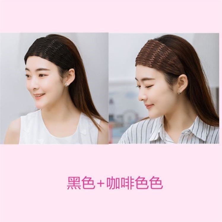 复古运动发带欧美宽边遮盖白发发箍暗黑色系发饰时髦头饰防风抹额