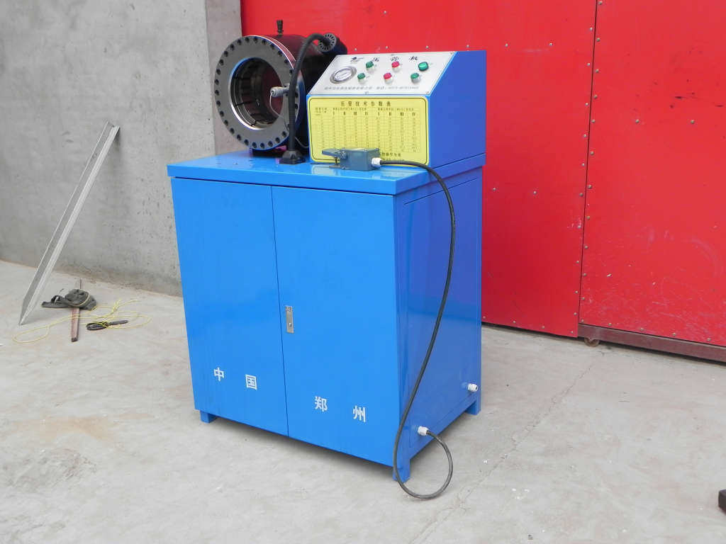 空气悬挂器扣压机数控压管机全自动钢管锁管机汽车减震器扣压机