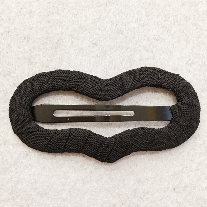 手工绕布发夹刘海夹韩版优质夹子头饰边夹BB夹碎发卡饰品DQ桃心款