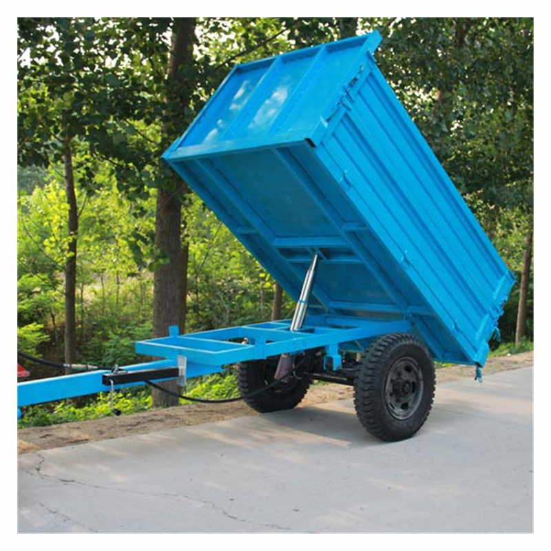 农用运输车辆 载2吨小型拖拉机后斗大马力液压自卸翻斗箱拉大豆车