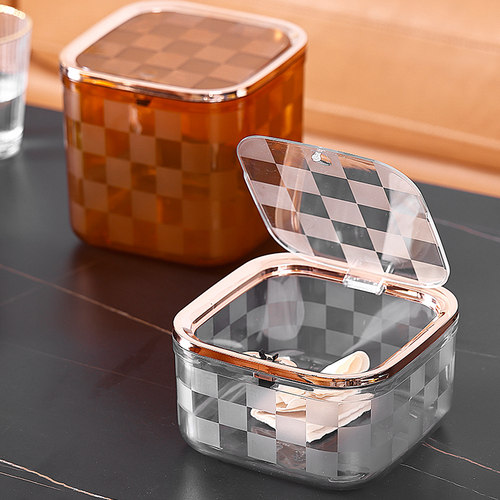 贝鲁邦按压方形3L清洁桌面垃圾桶