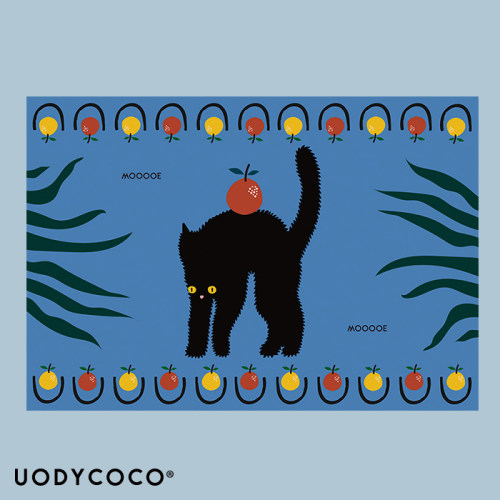 uodycoco个性原创设计了苹果餐垫