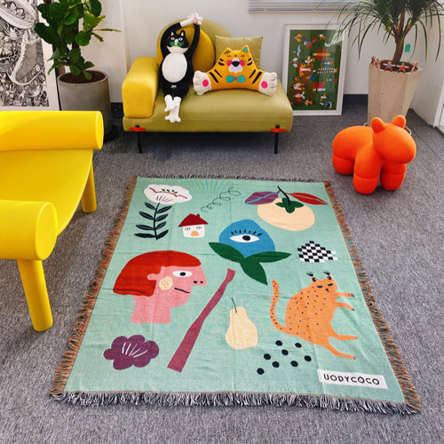 uodycoco盖毯竹纤维四季