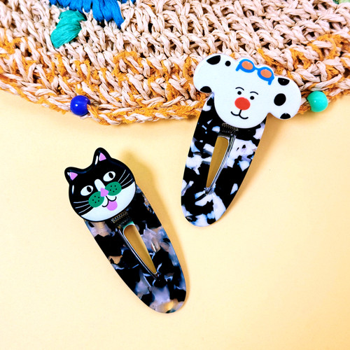 uodycoco发夹侧边夹醋酸个性小众