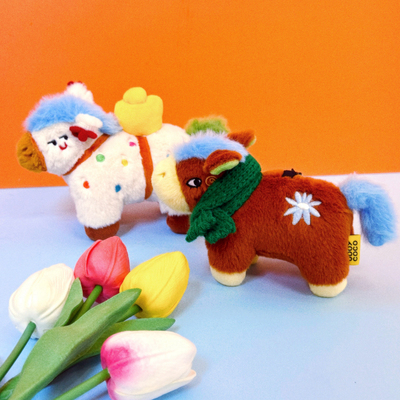 UODYCOCO小马挂件毛绒钥匙扣礼物