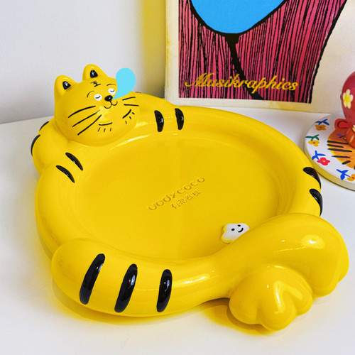 有蒂棵棵发财收纳盘钥匙首饰收纳