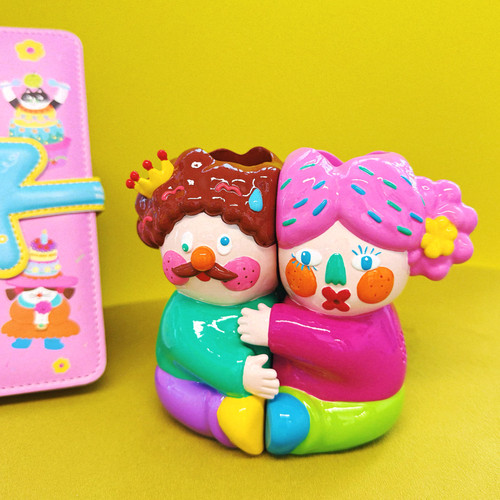 uodycoco原创情侣牙刷架创意可爱