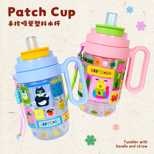 UODYCOCO儿童双饮吸管水杯850ml