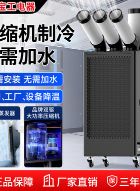 bge宝工工业冷风机车间移动空调压缩机制冷厨房降温冷气机商用