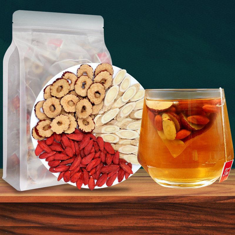 黄芪枸杞红枣组合装甘肃中药材黄芪片泡水茶30小包男女泡水喝