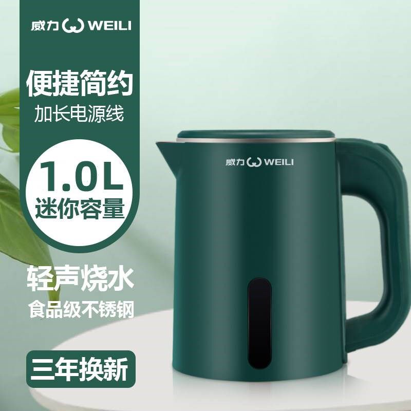 特小号烧水壶1升型电热水壶家y用宿舍学生智能办公小型烧水壶迷你