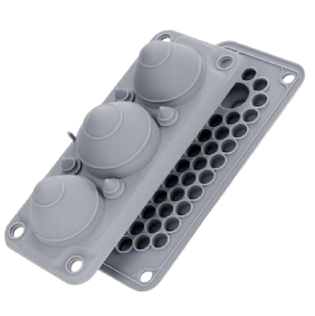 MC35/37 MC3/7 MC25/27 FHC5/11 电缆密封穿线板电缆穿线过线板套