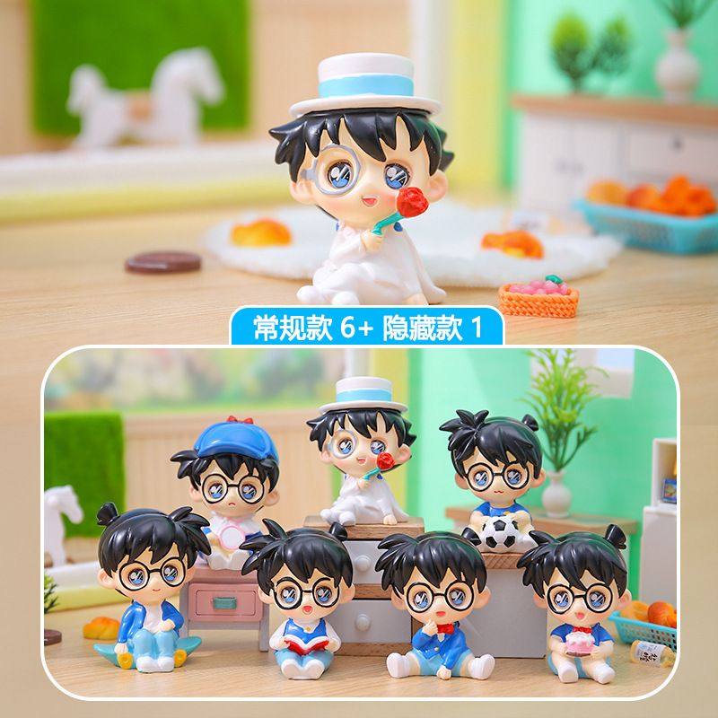 天才侦探盲盒新款创意潮玩摆件卡通动漫手办直销节日礼物装饰,模玩/动漫/周边/娃圈三坑/桌游,潮玩盲盒,淘宝优惠券,粉丝福利购,淘宝优惠卷
