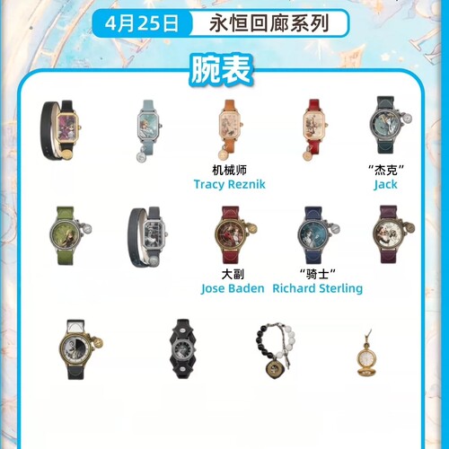 官方正品麦和第五人格手表盲盒永恒回廊系列潮玩周边腕表送人礼物