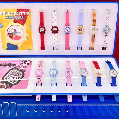 现货TOPTOY官方正品Hello kitty童趣时光系列手表盲盒潮玩礼物女