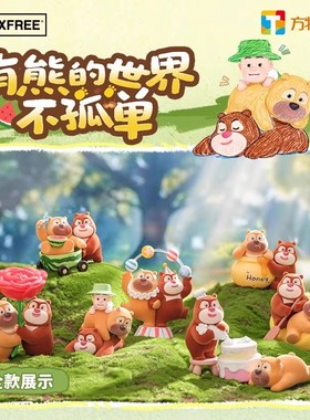 现货正品熊出没第二弹有熊的世界不孤单盲盒潮玩手办桌面摆件礼物