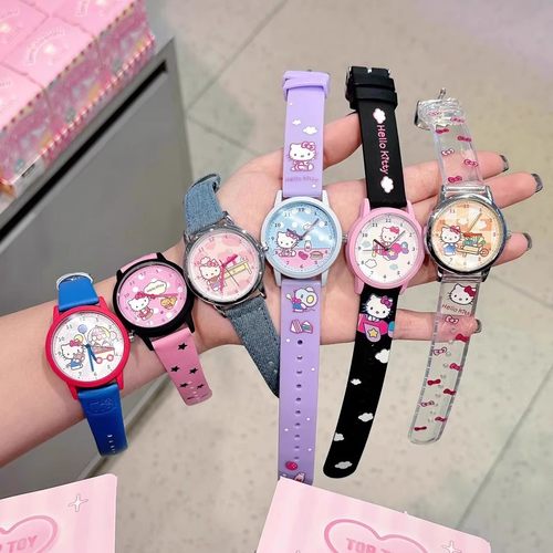 官方正品TOPTOY HelloKitty约会的24小时系列手表盲盒可爱腕表女