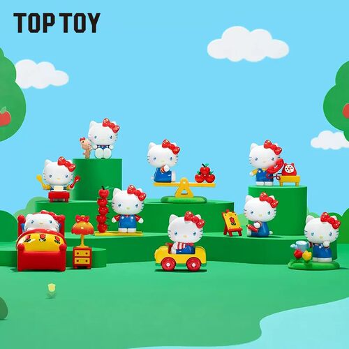 官方正品TOPTOY Hello Kitty经典重现系列盲盒潮玩手办摆件礼物女