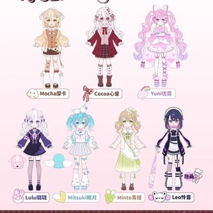 首批闪烁 北极星系列盲盒8分BJD潮玩可动人偶周边女礼物桌面摆件