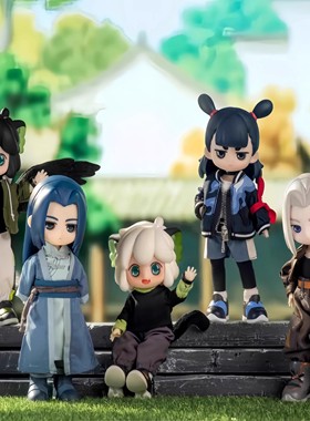 现货正品SIMONTOYS罗小黑战记2BJD12分关节可动玩偶盲盒摆件礼物