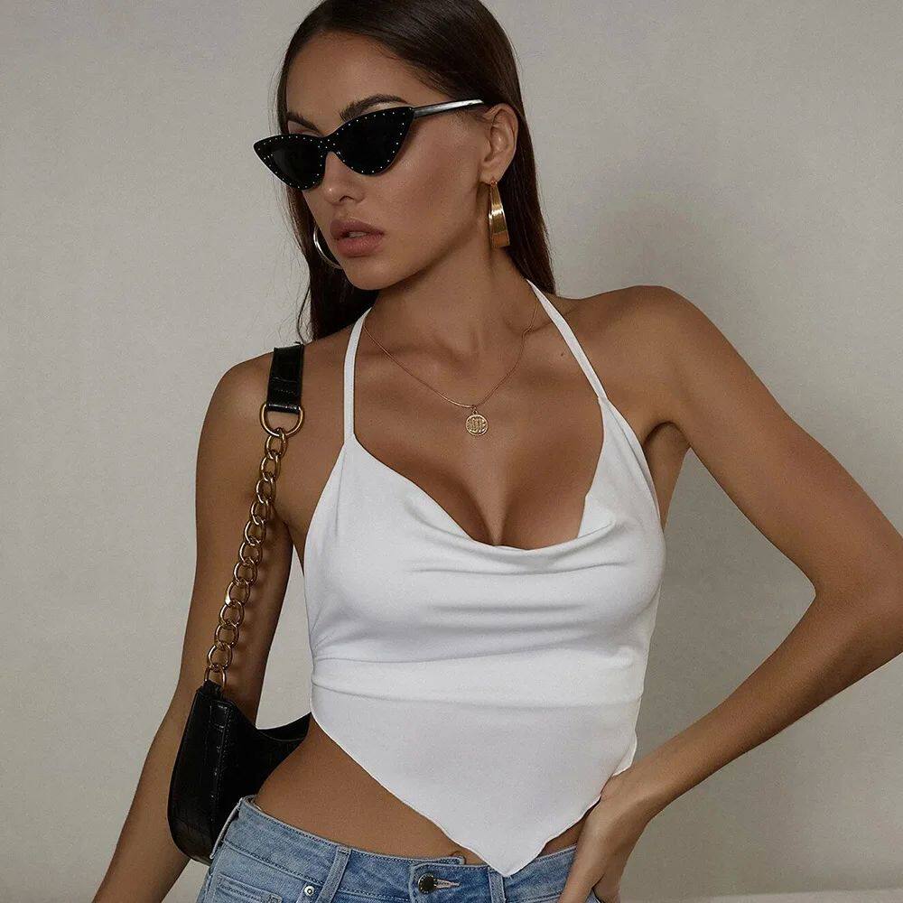 Women's top with camisole vest and belly pocket 吊带背心肚兜